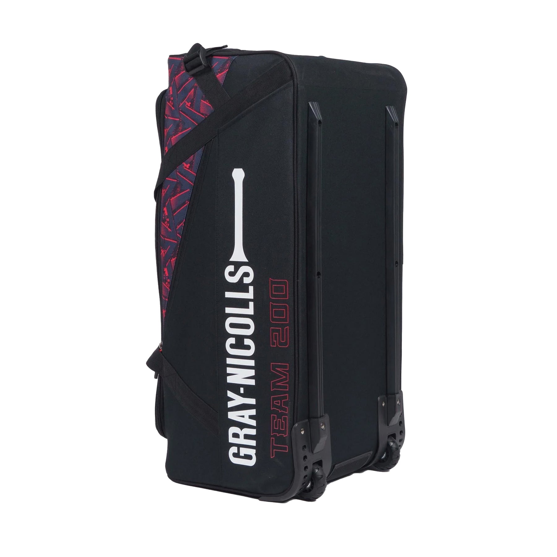 Gray Nicolls Team 200 Wheelie Cricket Bag: Black/Red