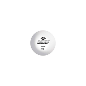 Jade Poly 40+ Schildkrot Spare Time Box of 6 Table Tennis Balls: White