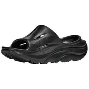 Hoka Ora Recovery Slides: Black/Black