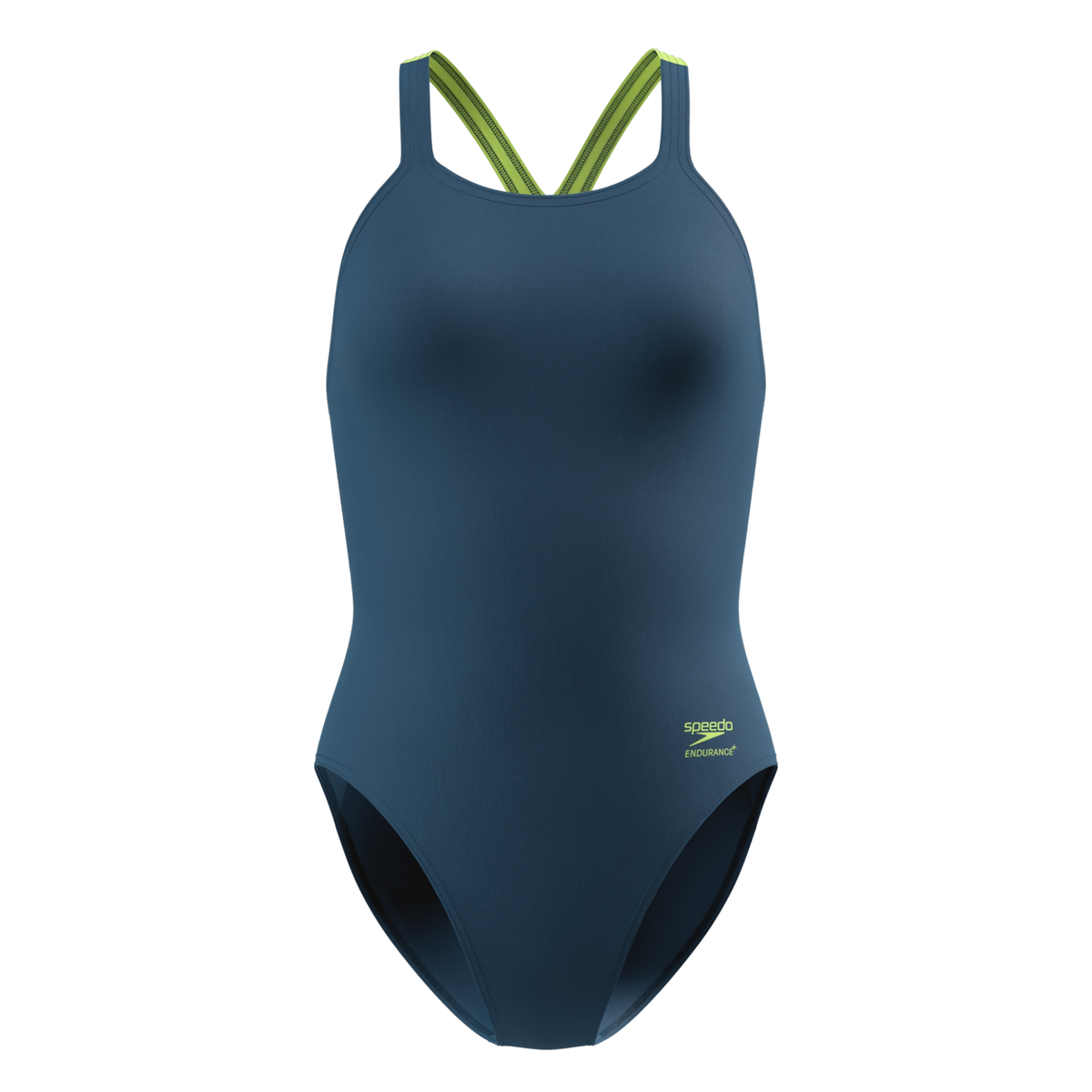 Speedo Women's Solid Powerback Swimsuit: Denim Teal