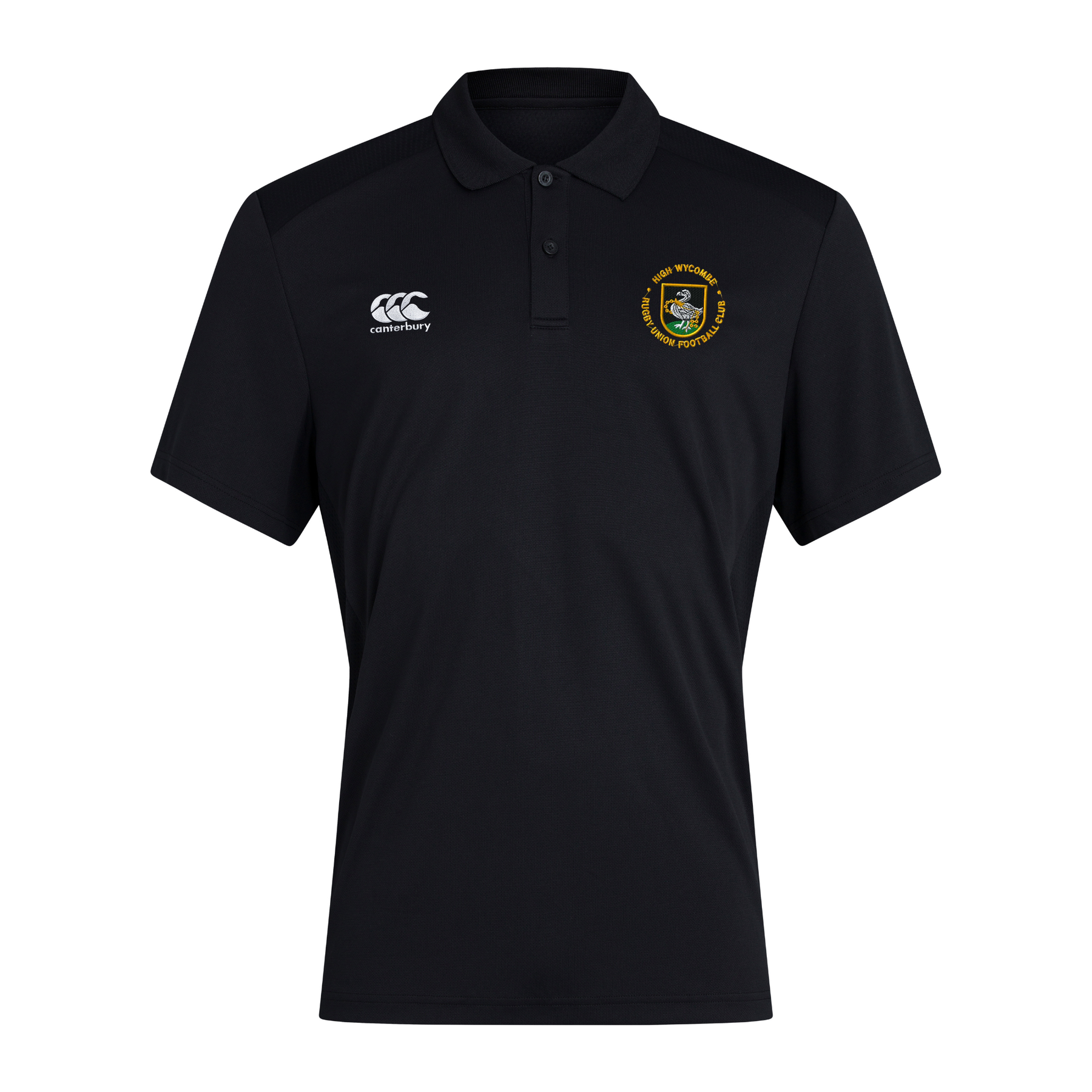 High Wycombe RFC Canterbury Mens Club Dry Polo: Black