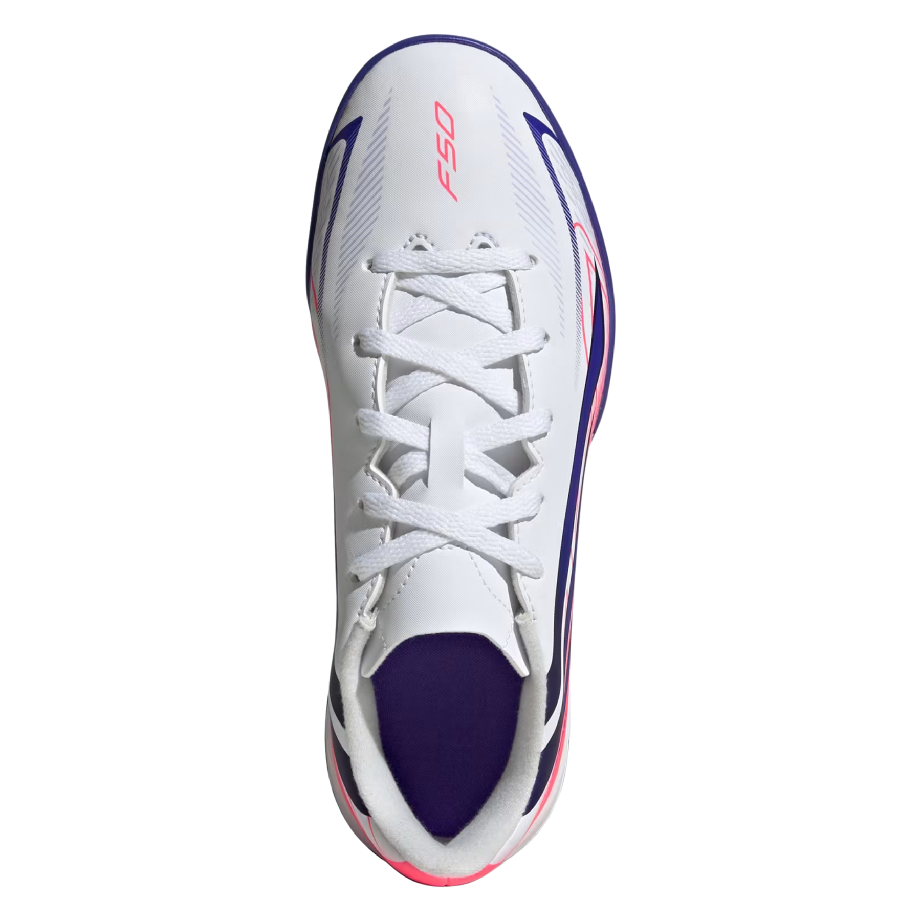 Adidas F50 Hyperfast Club TF Junior  Football Boots: White