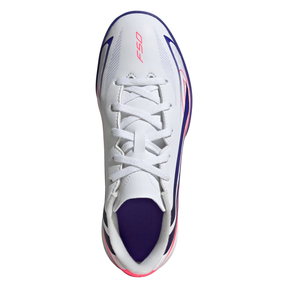 Adidas F50 Hyperfast Club TF Junior  Football Boots: White