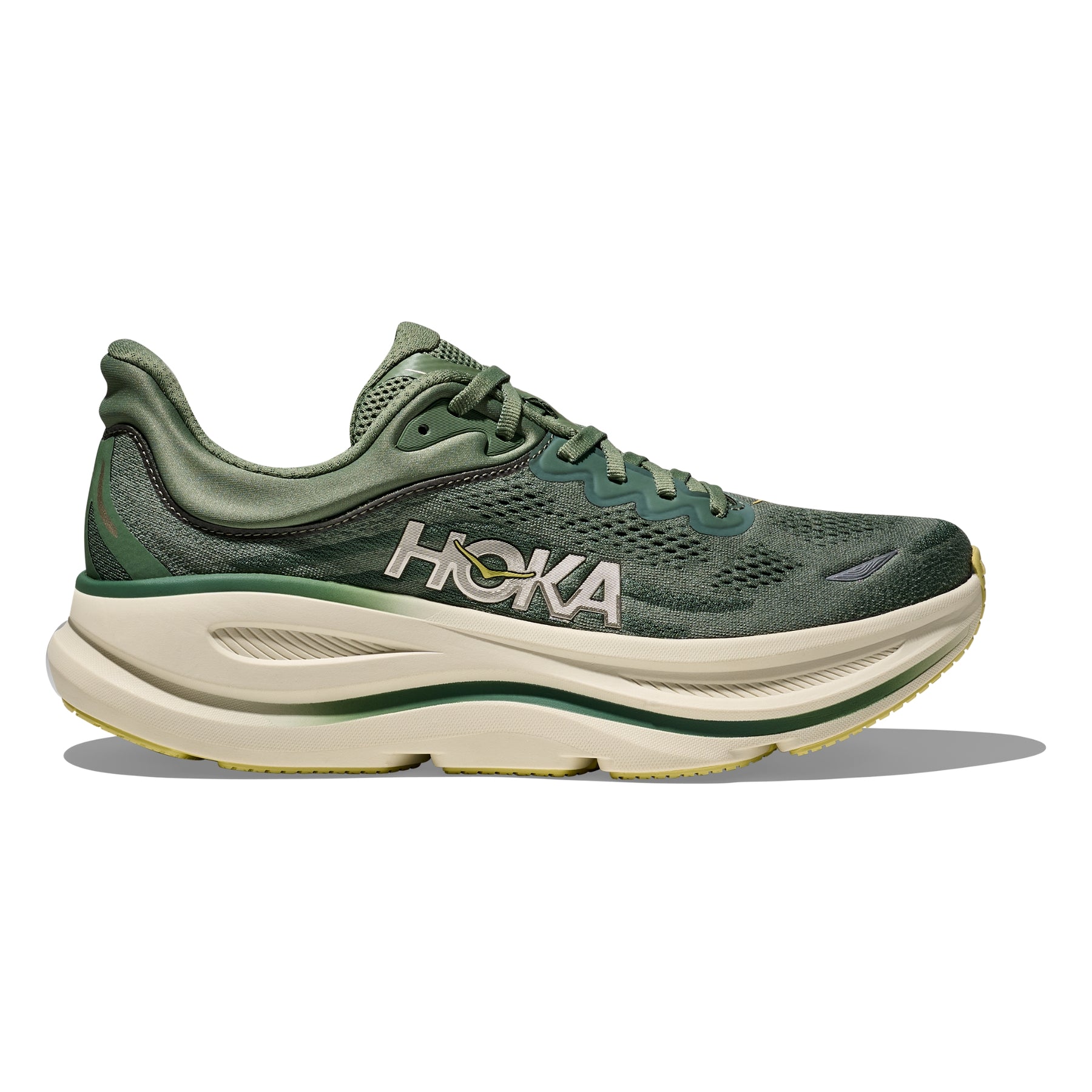 Hoka Bondi 9 Men's Running Shoes: Succulent/Fern