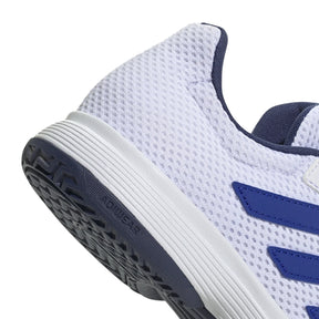 Adidas Gamespec Junior Tennis Shoes: White/Blue