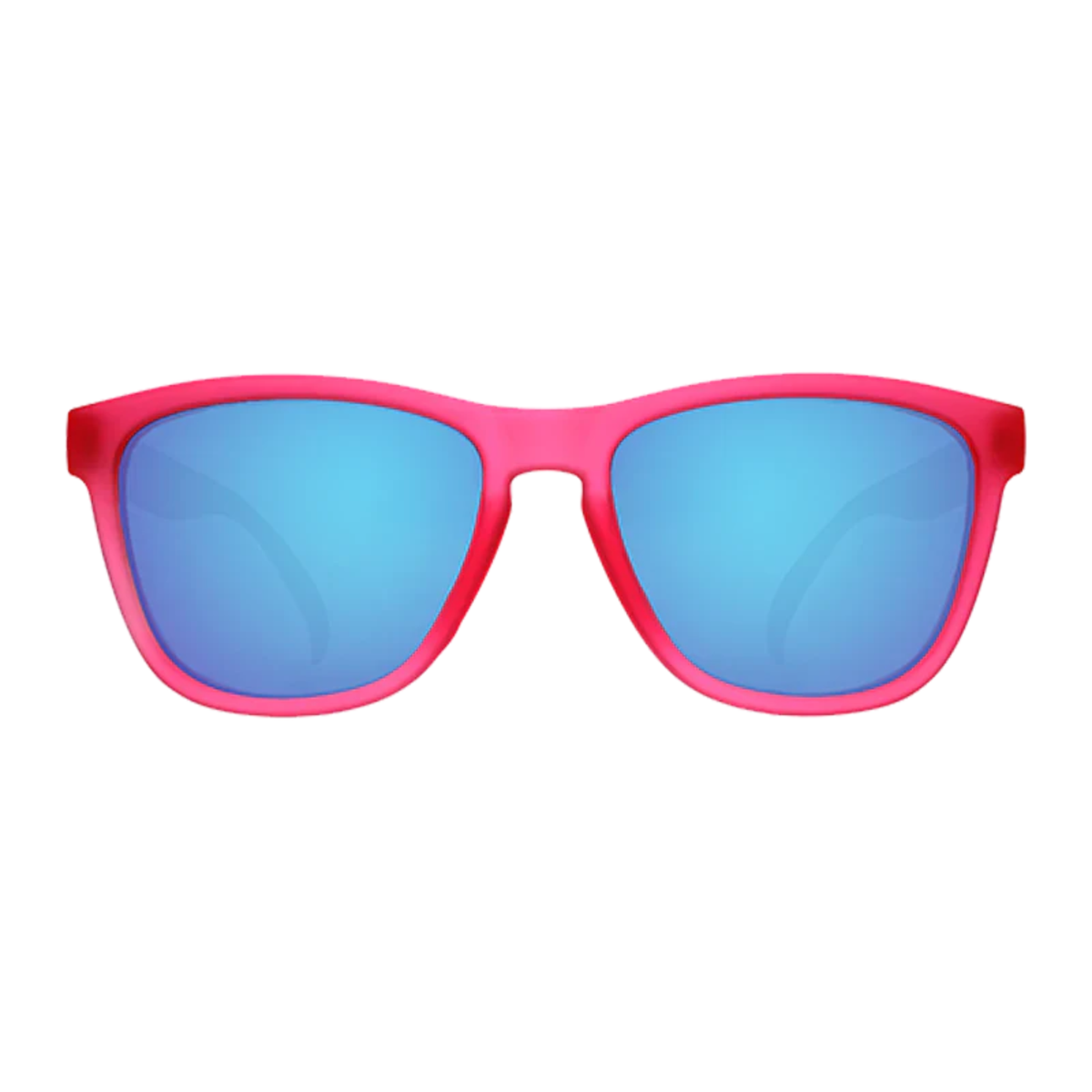 Goodr Flamingos On A Booze Cruise  Sunglasses Blue Polarised Lenses: Pink Frame