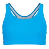 Sportjock Action Sports Bra: Caribbean Blue