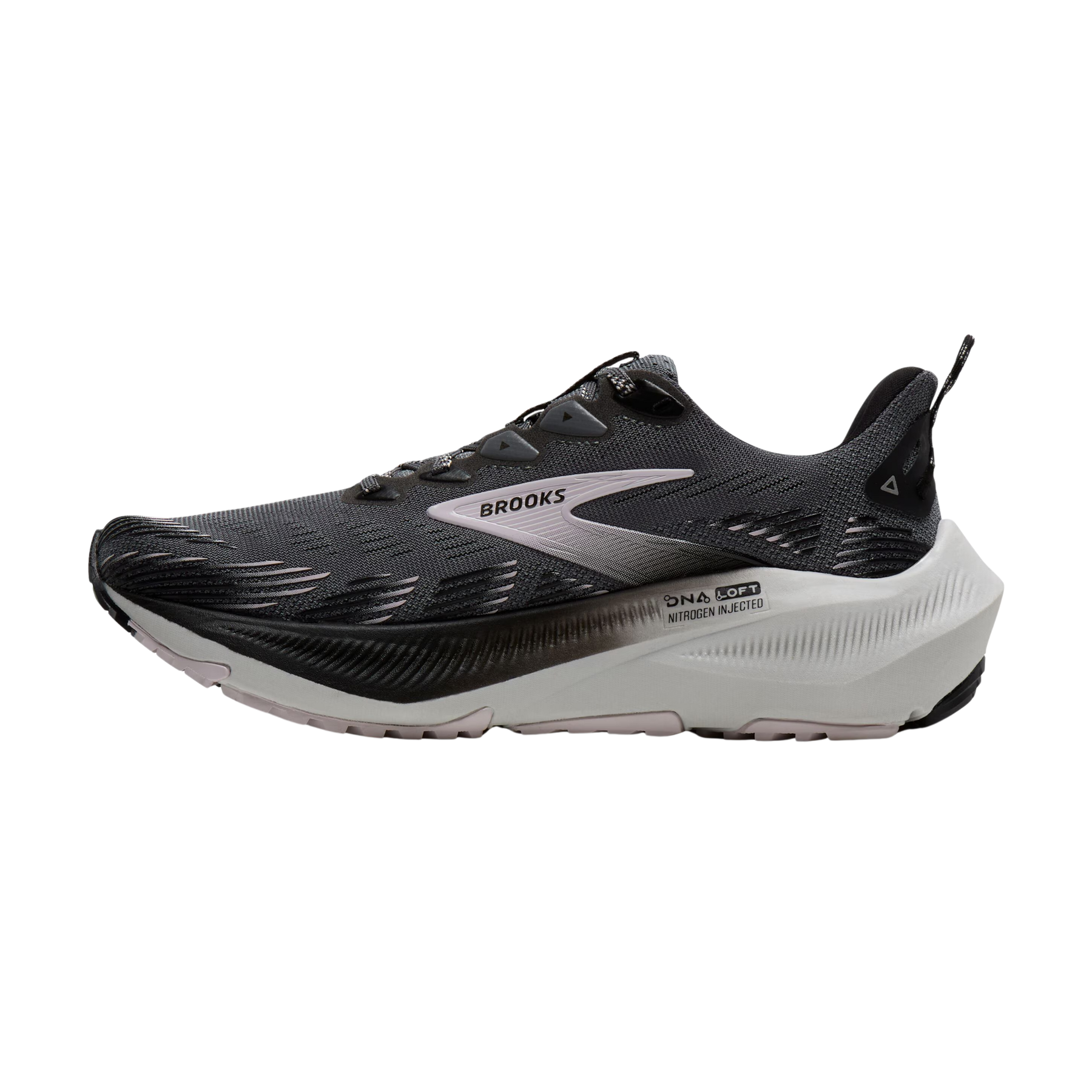 Brooks Ghost Womens Trail Running Shoes: Poppy Seed/Black/Pink