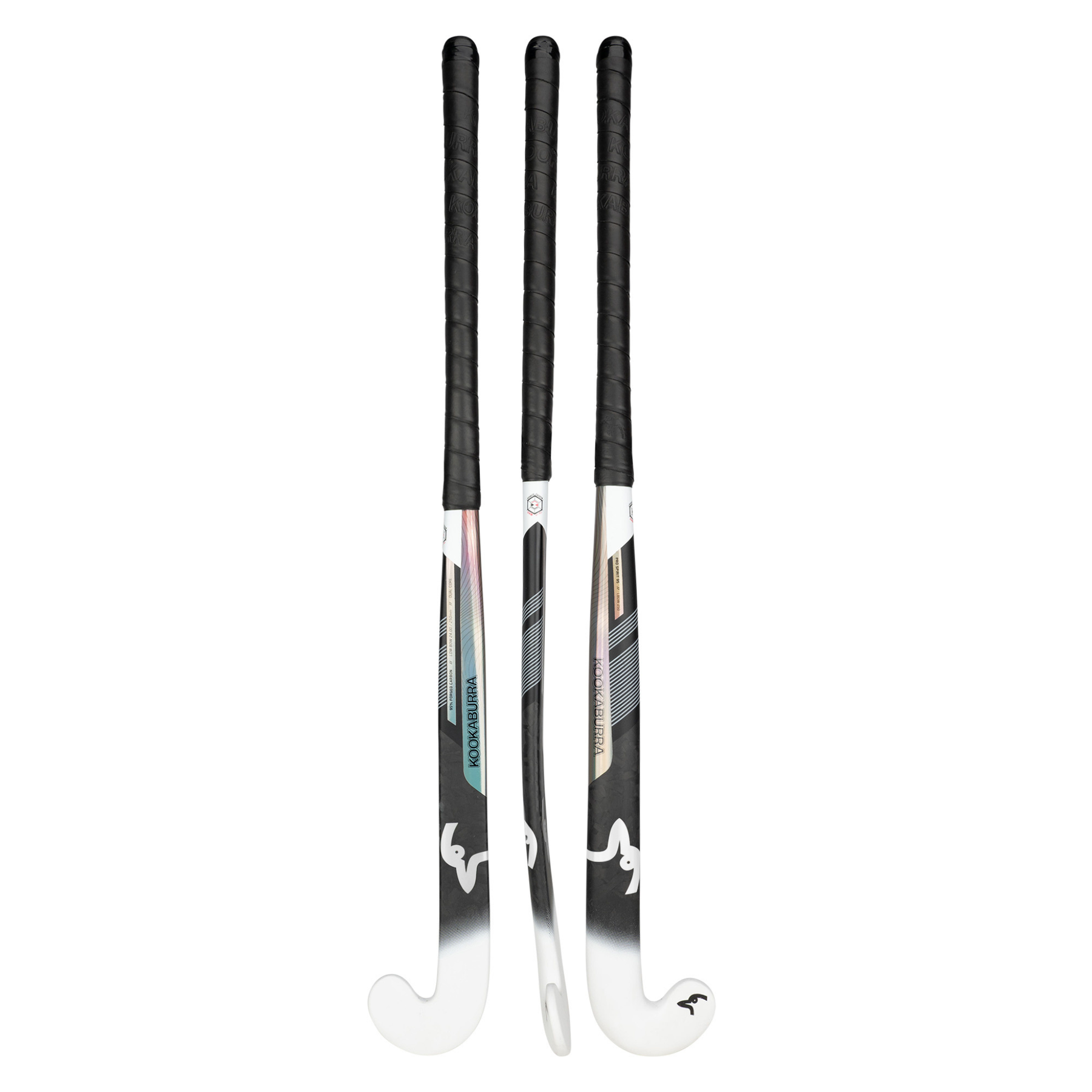 Kookaburra Pro Spirit 95 White Head  Low Bow Hockey Stick