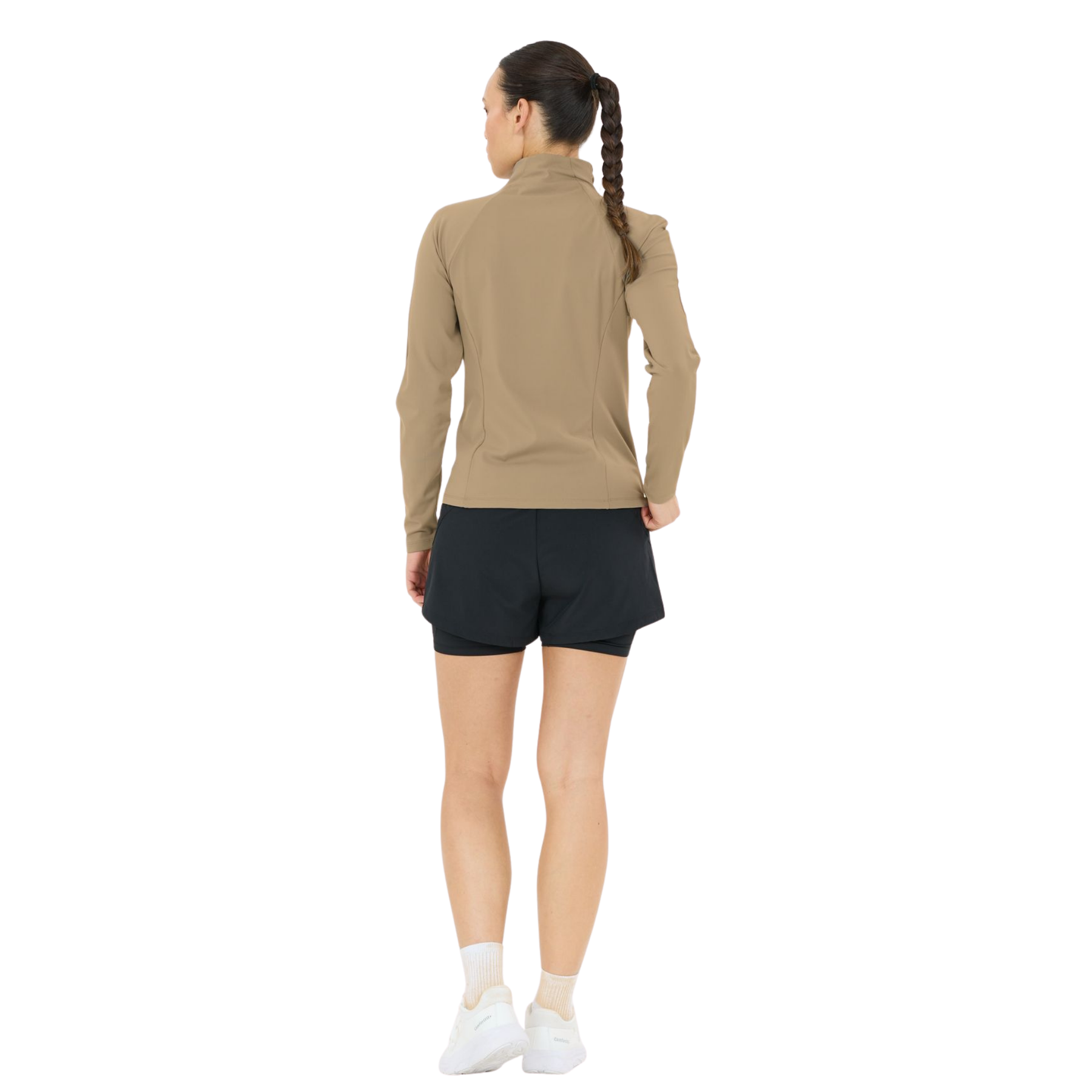 Athlecia Emarri Women's Full Zip Sweatshirt: Greige