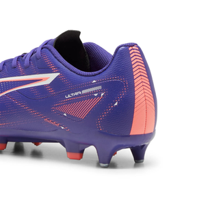 Puma Ultra 5 Play MXSG Football Boots: Lapis Lazuli/White/Sunset Glow