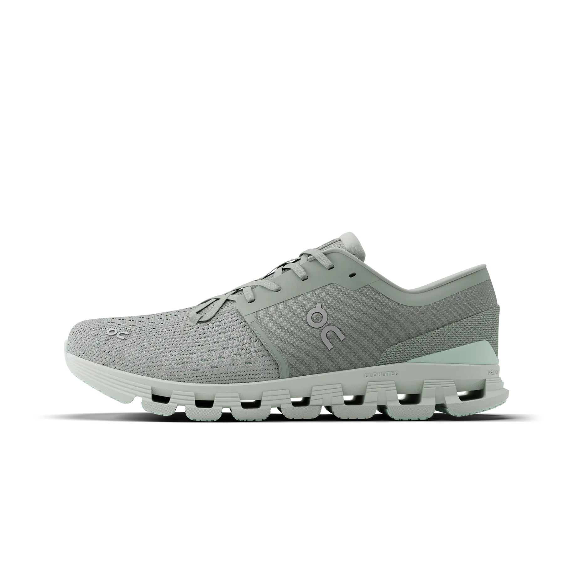 On Cloud X 4 Womens Running Shoes: Tin/Iceberg