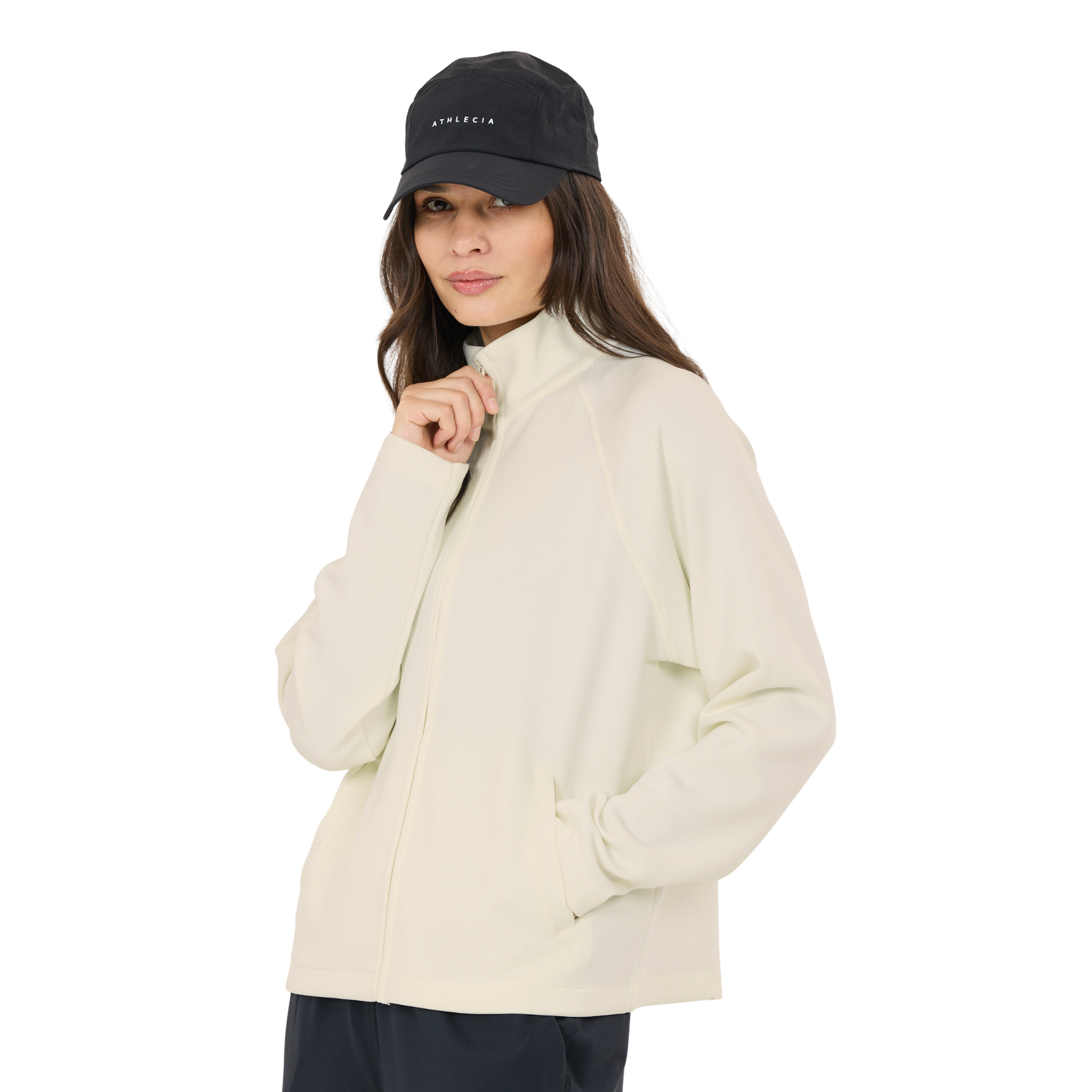 Athlecia Jillnana Women's Full Zip: Vaporous Grey