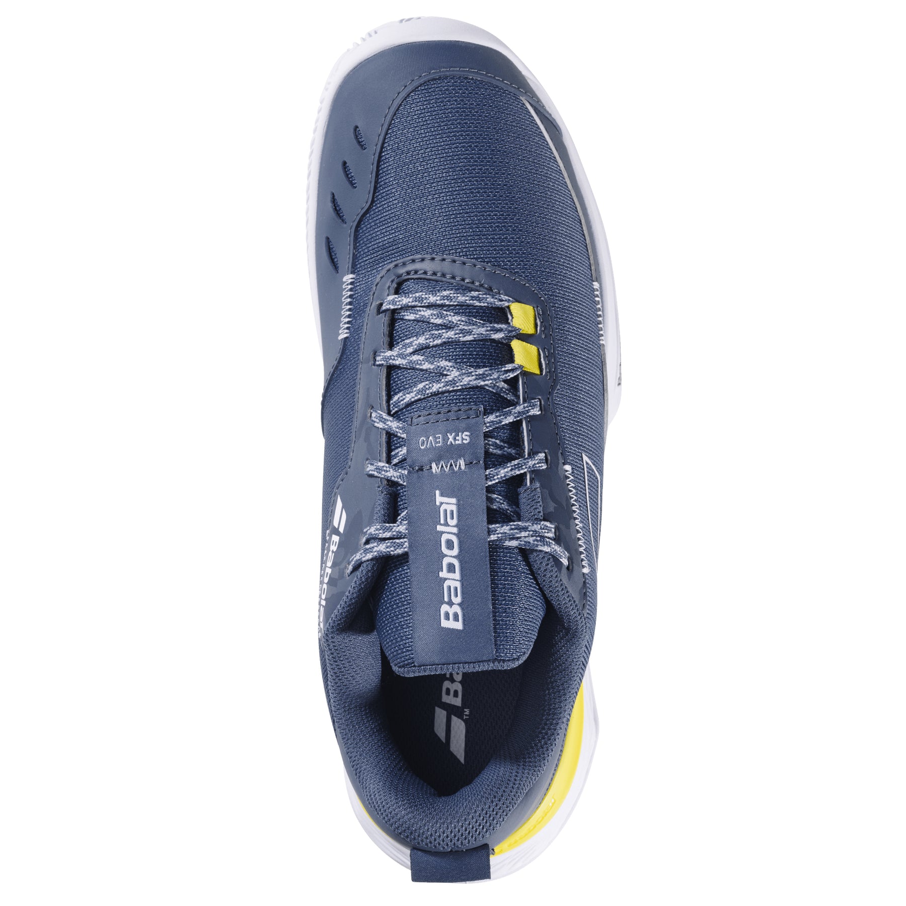 Babolat SFX Evo All Court Mens Indoor Shoes: Dark Grey/White