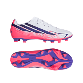 Adidas F50 Hyperfast Club FT FG/MG Football Boots: White