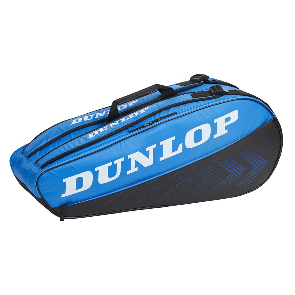 Dunlop FX Club - 6 Racket Bag: Black/Blue