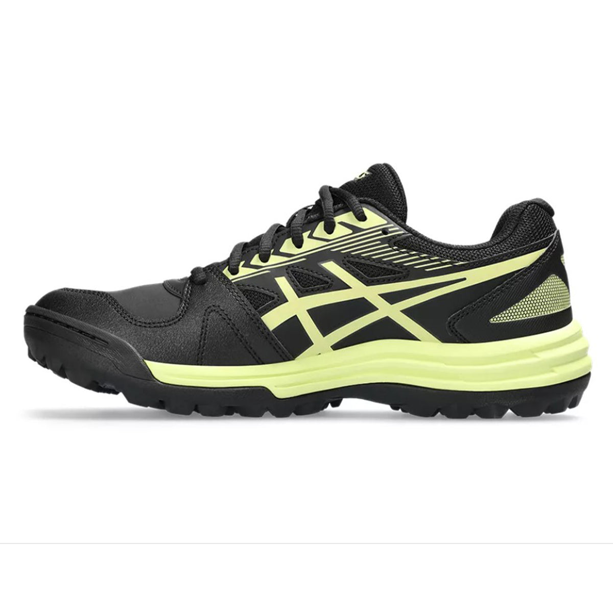 Asics Gel Lethal Field Mens Hockey Shoes: Black/Glow Yellow