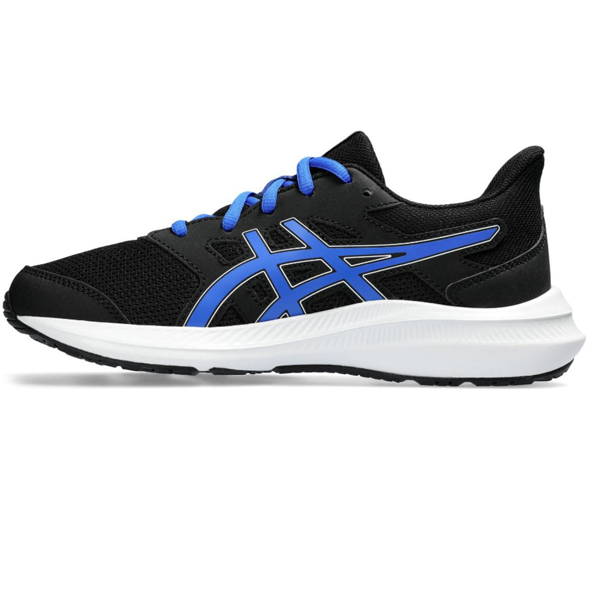Asics Jolt GS Kids Running Shoes: Black/Illusion Blue