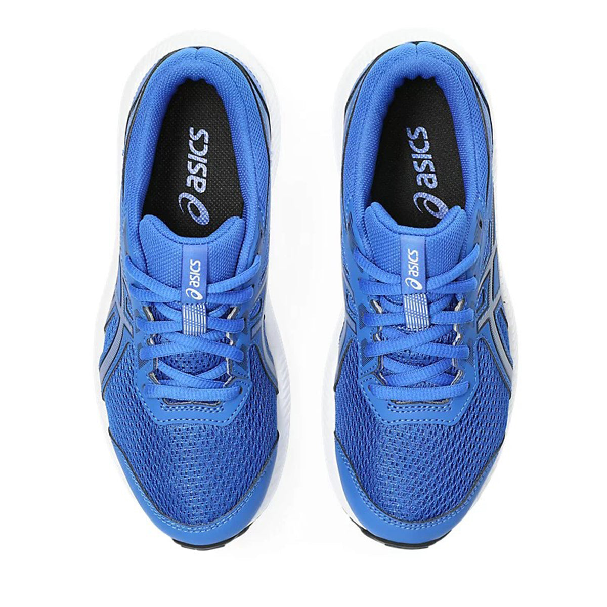 Asics Contend 8 Kids Running Shoes: Illusion Blue/Pure Silver