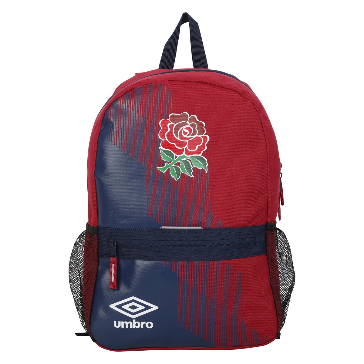 Umbro England Rugby Team Training Academy Backpack: Tibetan Red/White