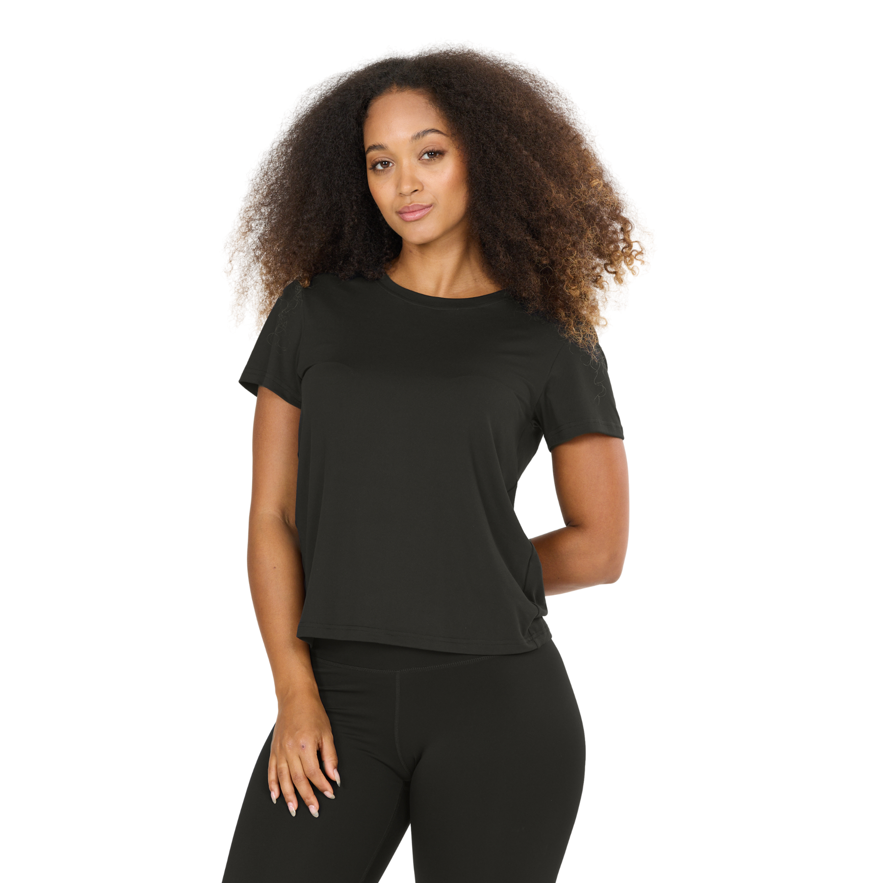 Athlecia Pacy Women's V3 Short Sleeve Tee: Black