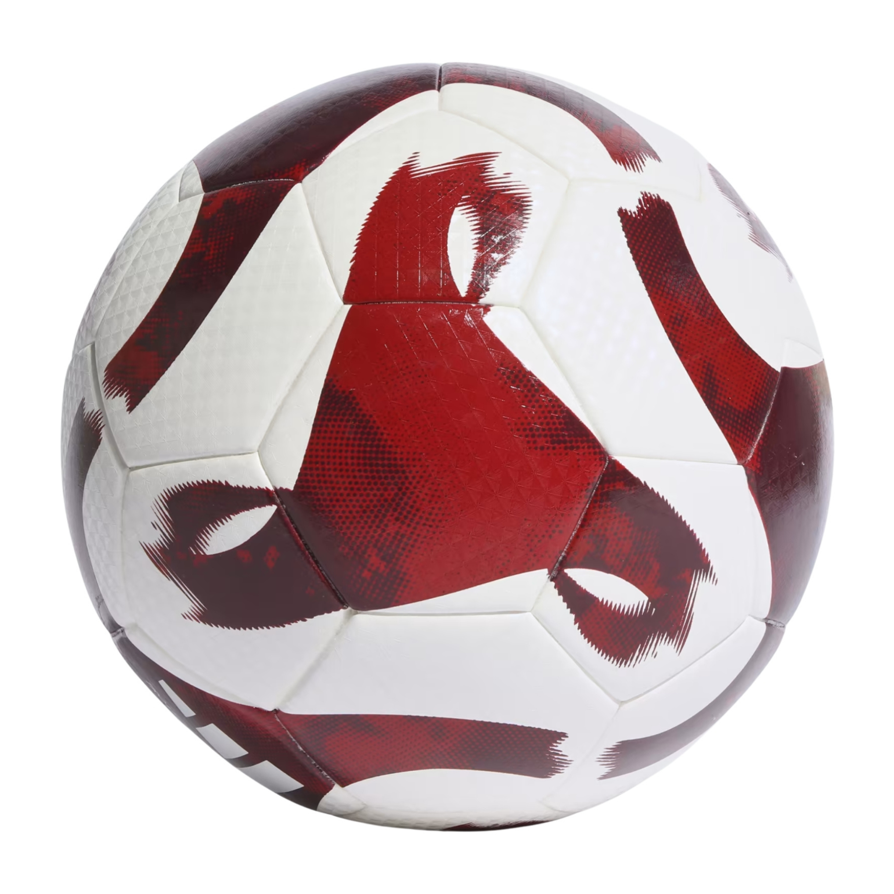 Adidas Tiro League TB Football: White/College Burgundy/College Red