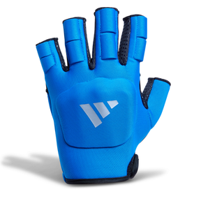 Adidas OD Hockey Glove: Blue/Silver