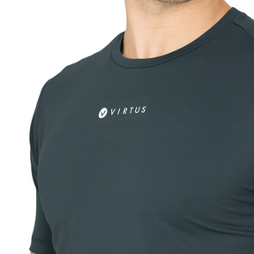 Virtus Roger Mens Hyperstretch Short Sleeve Tee: Dusty Forest