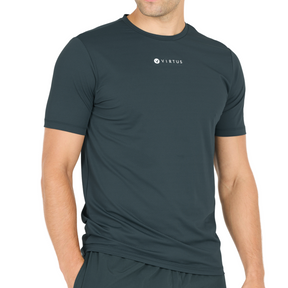 Virtus Roger Mens Hyperstretch Short Sleeve Tee: Dusty Forest