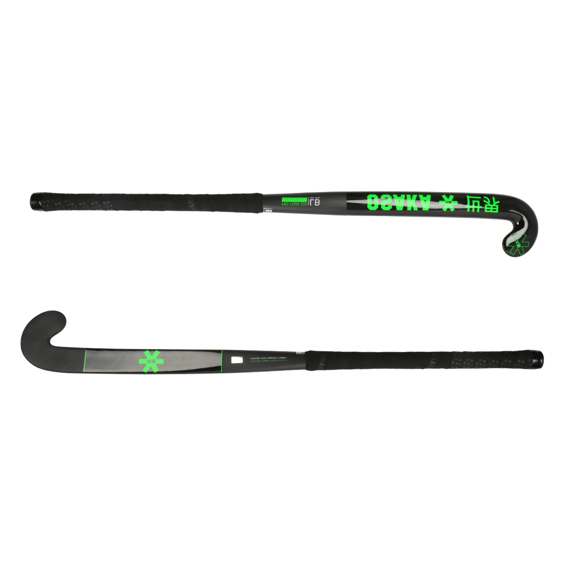 Osaka Pro Tour 100 2.0 Low Bow Hockey Stick: Iconic Black