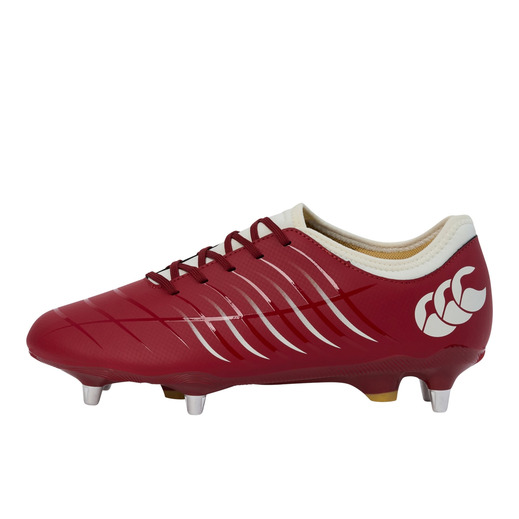 Canterbury Phoenix 2.0 Team Soft Ground Rugby Boots: Red
