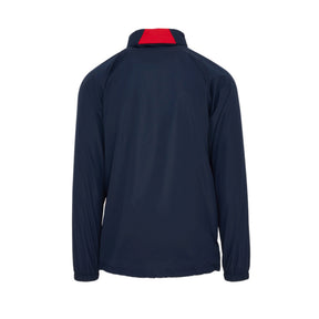 Bucks Refs Soc Rain Jacket: Navy/Red