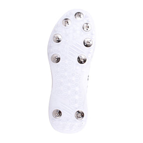 Kookaburra KC Players Spike Cricket Shoes 2024: White/Black
