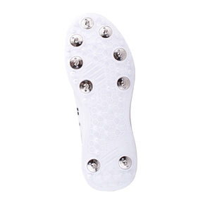 Kookaburra KC Players Spike Cricket Shoes 2024: White/Black