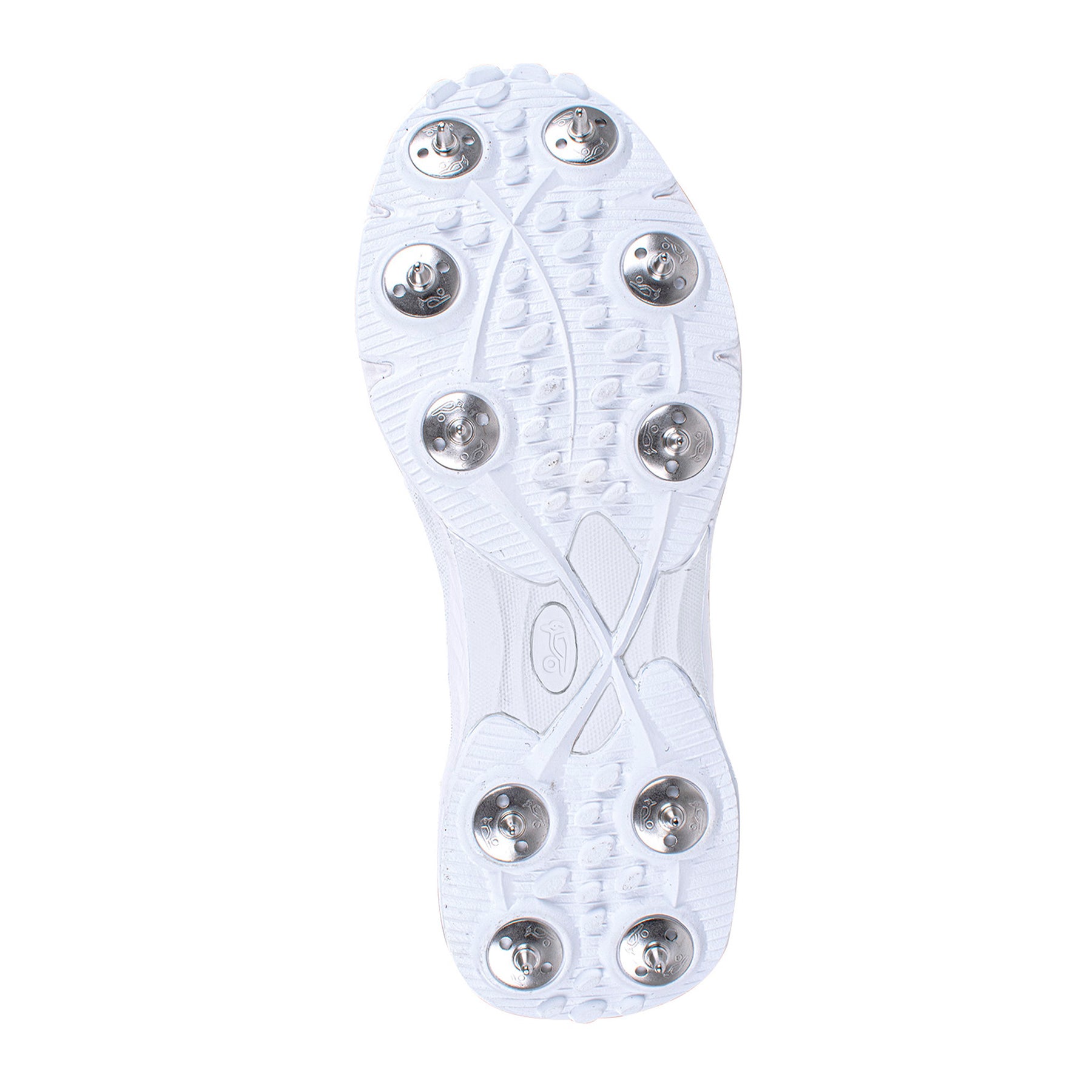 Kookaburra KC 3.0 Spike Senior Cricket Shoes 2024: White/Aqua