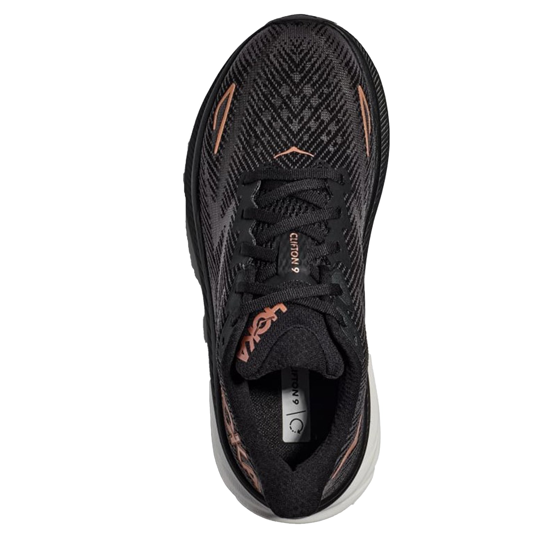 Hoka Clifton 9 Womens Running Shoes: Black/Copper