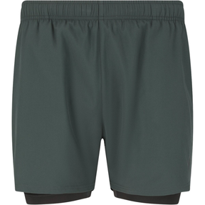 Virtus Zayne V2 Men's 2 in 1 Running Shorts: Forest River