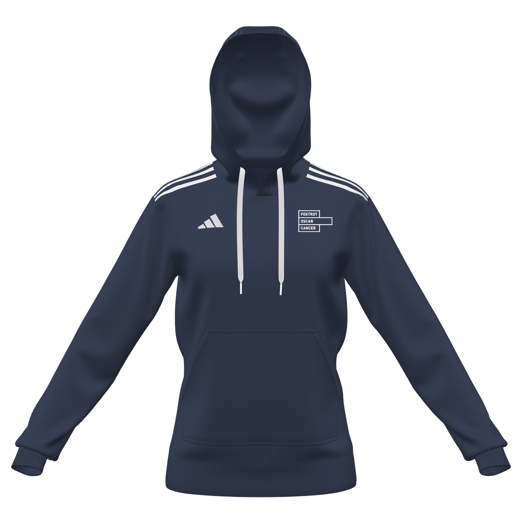 Foxtrot Oscar Adidas Women's Hoodie: Navy