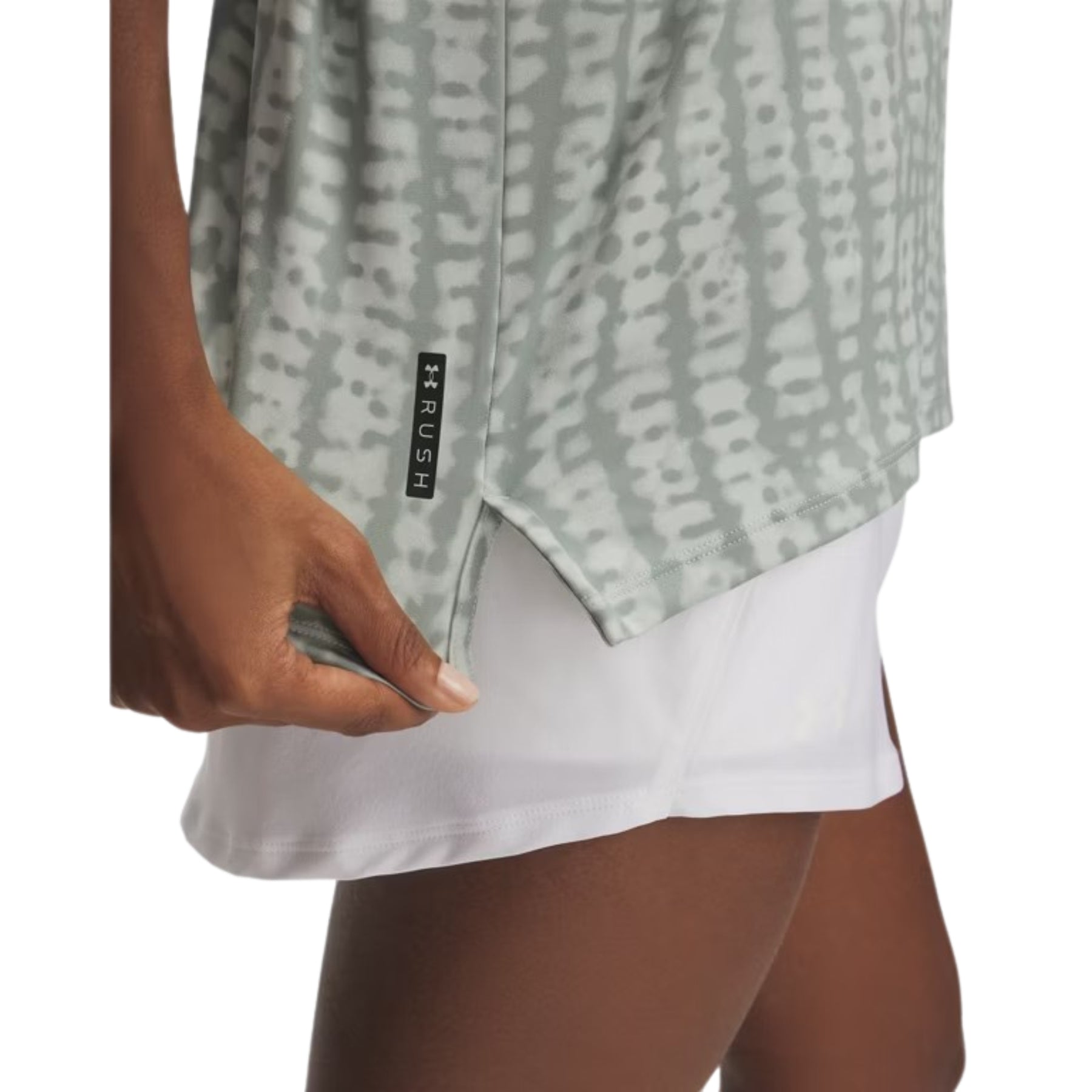 Under Armour Womens Vanish Energy  2.0 SS Tee: Hydro Green/White