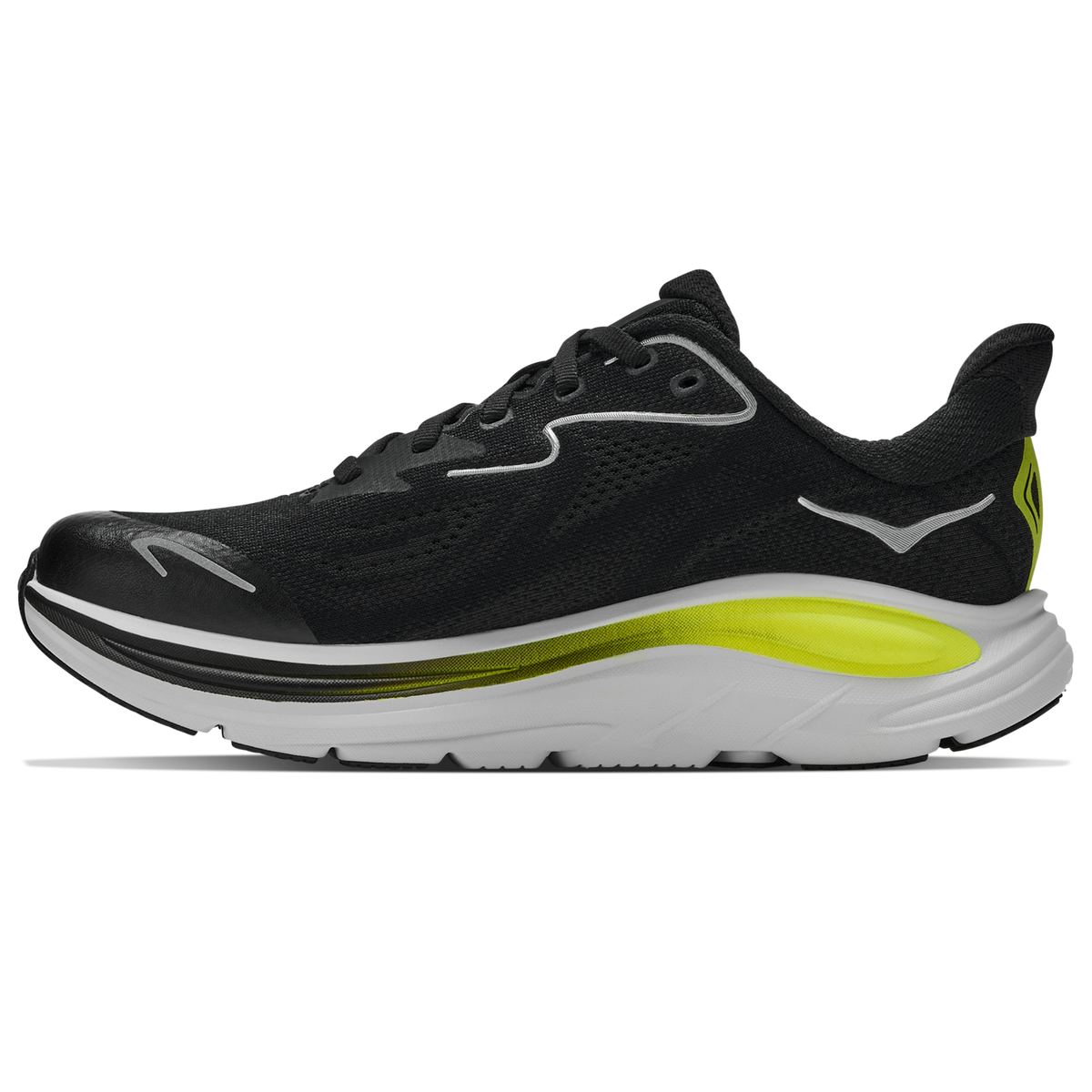 Hoka Clifton 10 Junior Running Shoes: Black/Cosmic/Grey