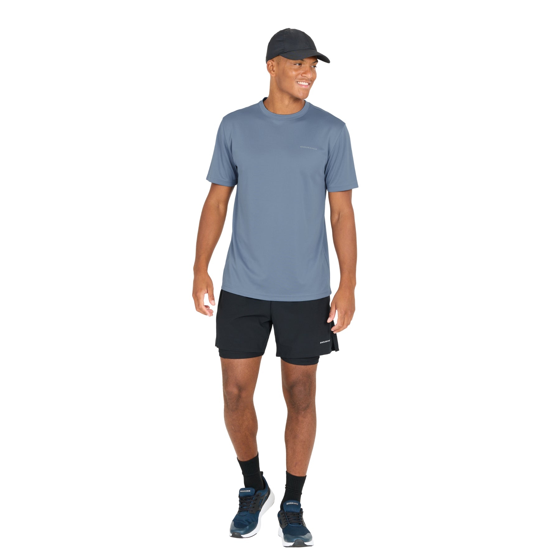 Endurance Men's Vernon V2 T Shirt: Orion Blue