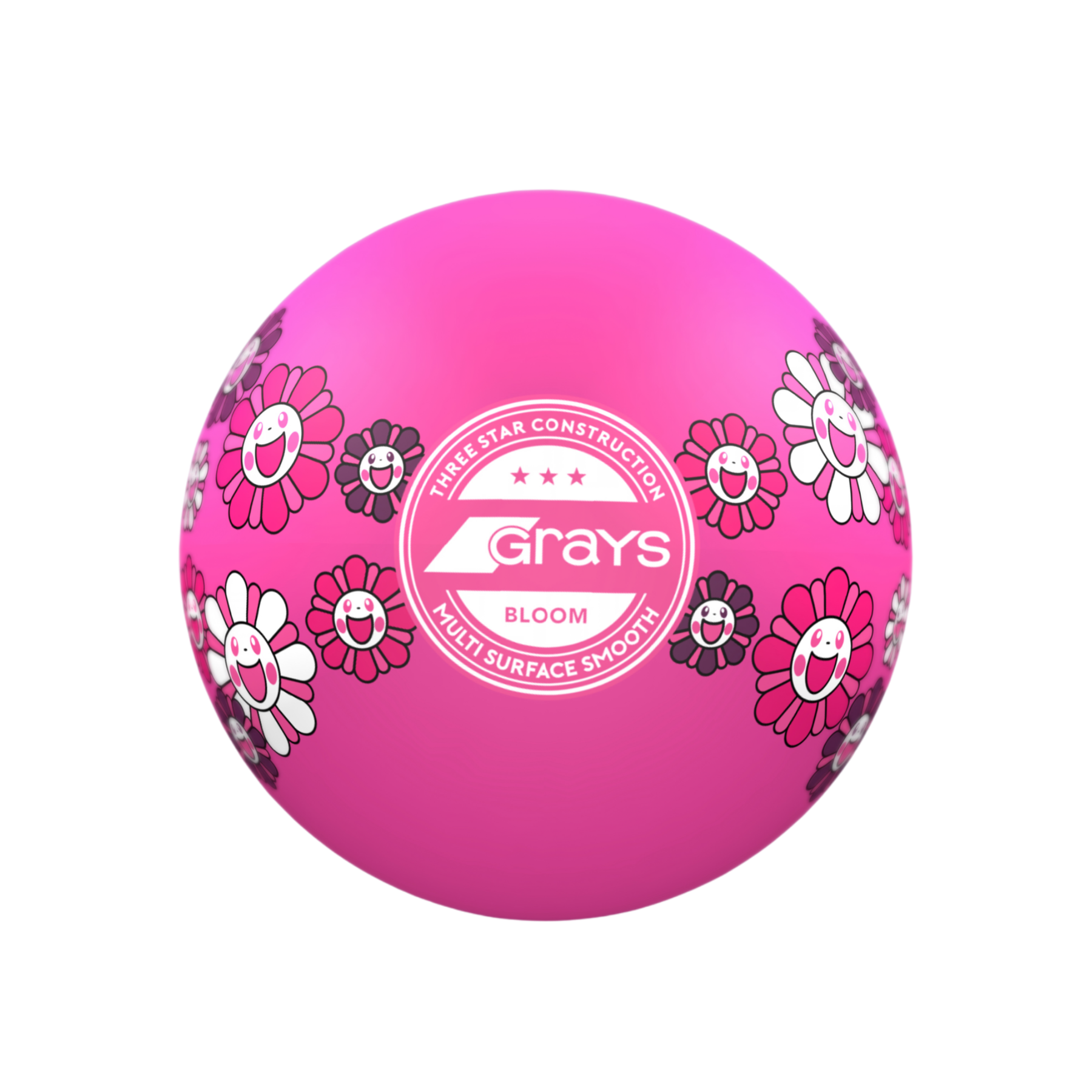 Grays Novelty Bloom Hockey Ball: Pink