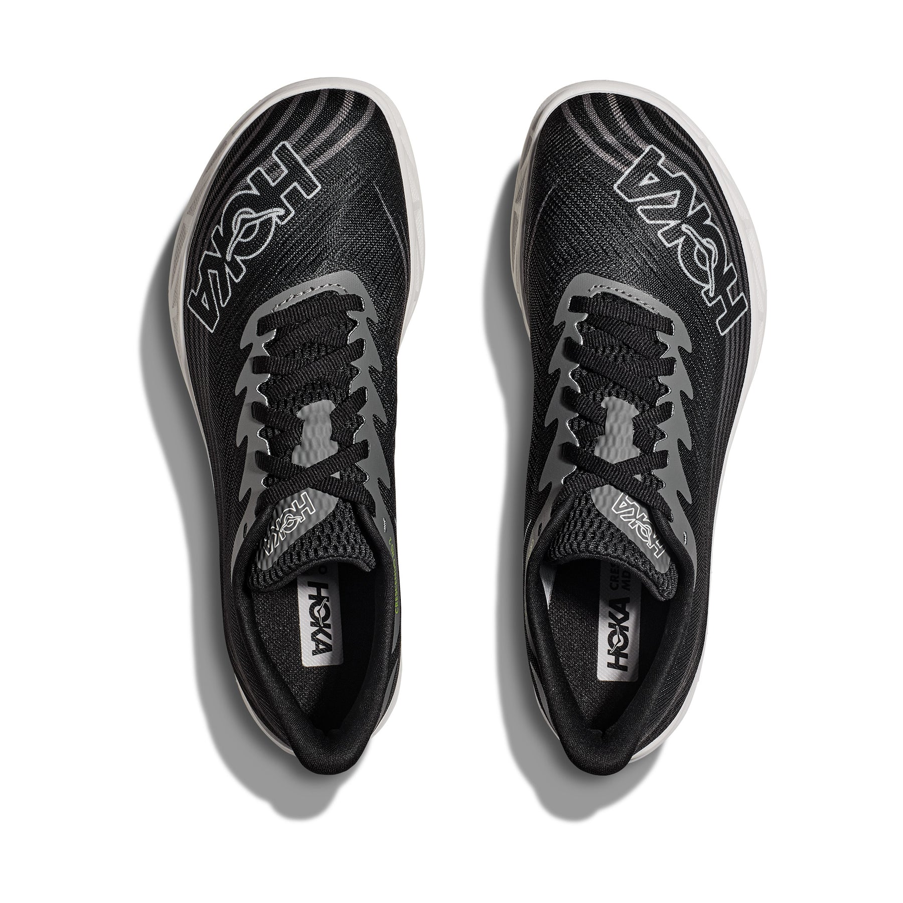 Hoka Crescendo MD 2 Running Shoes: Black/White