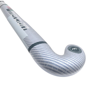 Mercian Evolution CKF55 Xtreme Hockey Stick: Silver Carbon/Grey