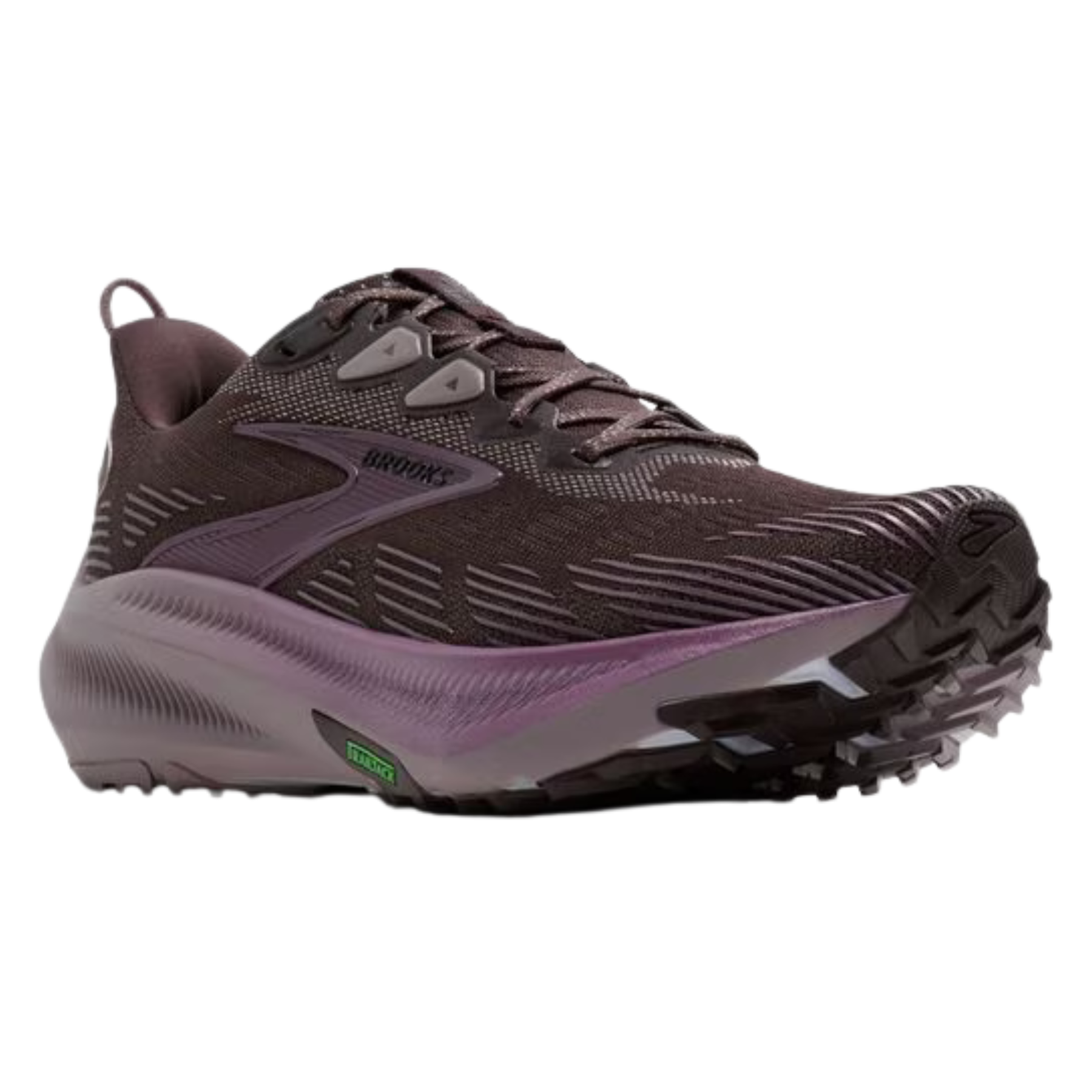 Brooks Ghost Trail Women's Running Shoes: Raisin/Purple/Metallic