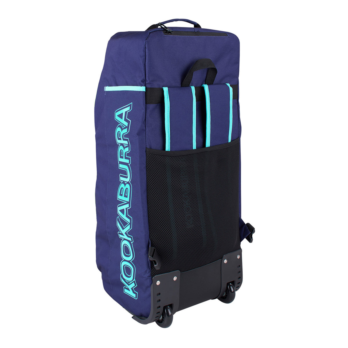 Kookaburra wd6000 Wheelie Duffle Bag: Navy/Aqua