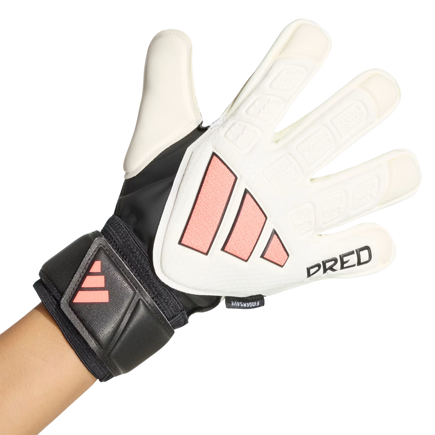 Adidas Predator GK Match Junior Gloves Finger Saving: Solar White