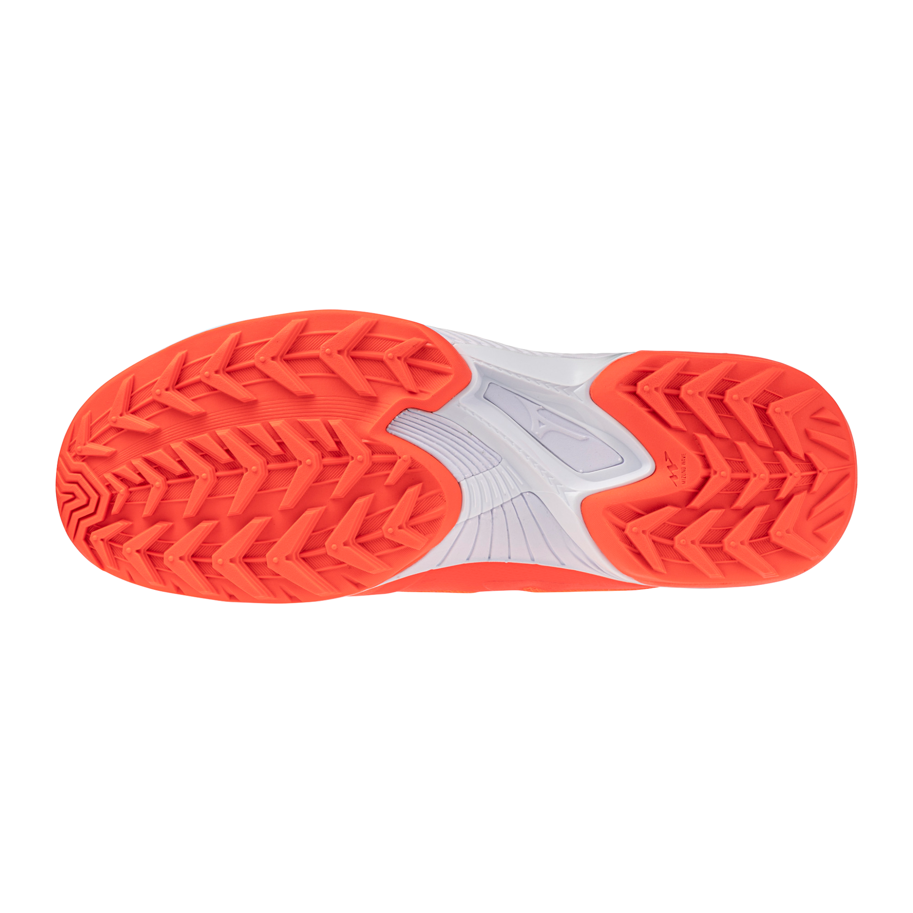 Mizuno Wave Panthera 2 Hockey Shoes: Lava Orange/White/Black