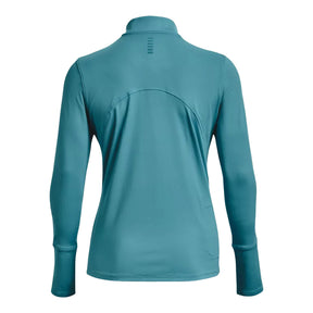 Under Armour Women's Qualifier Run 2.0 Half Zip Top: Glacier Blue/Reflective