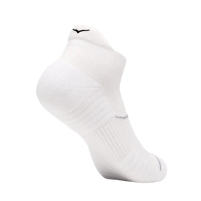 Hoka U No-Show Running Socks (3 pack) :White/White